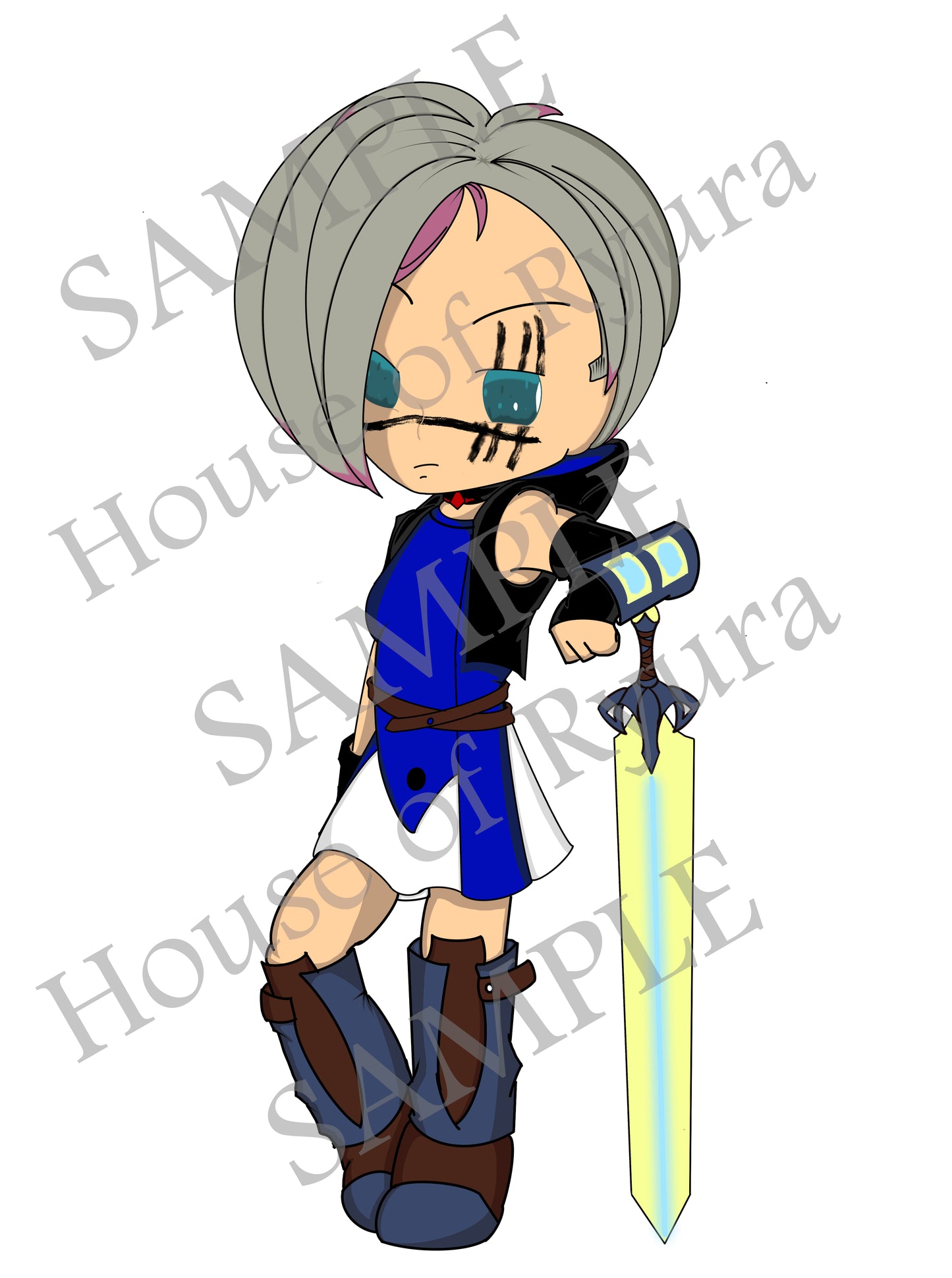 Ryuraverse - Chibi Ahlys Sticker