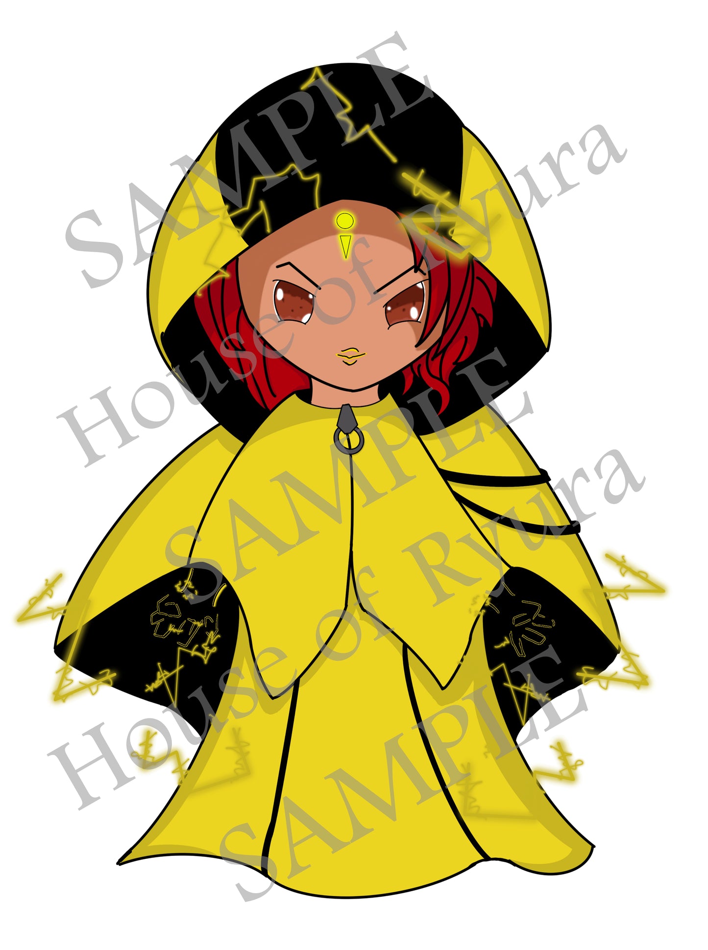 Ryuraverse - Lighting Chibi Psyphor Sticker