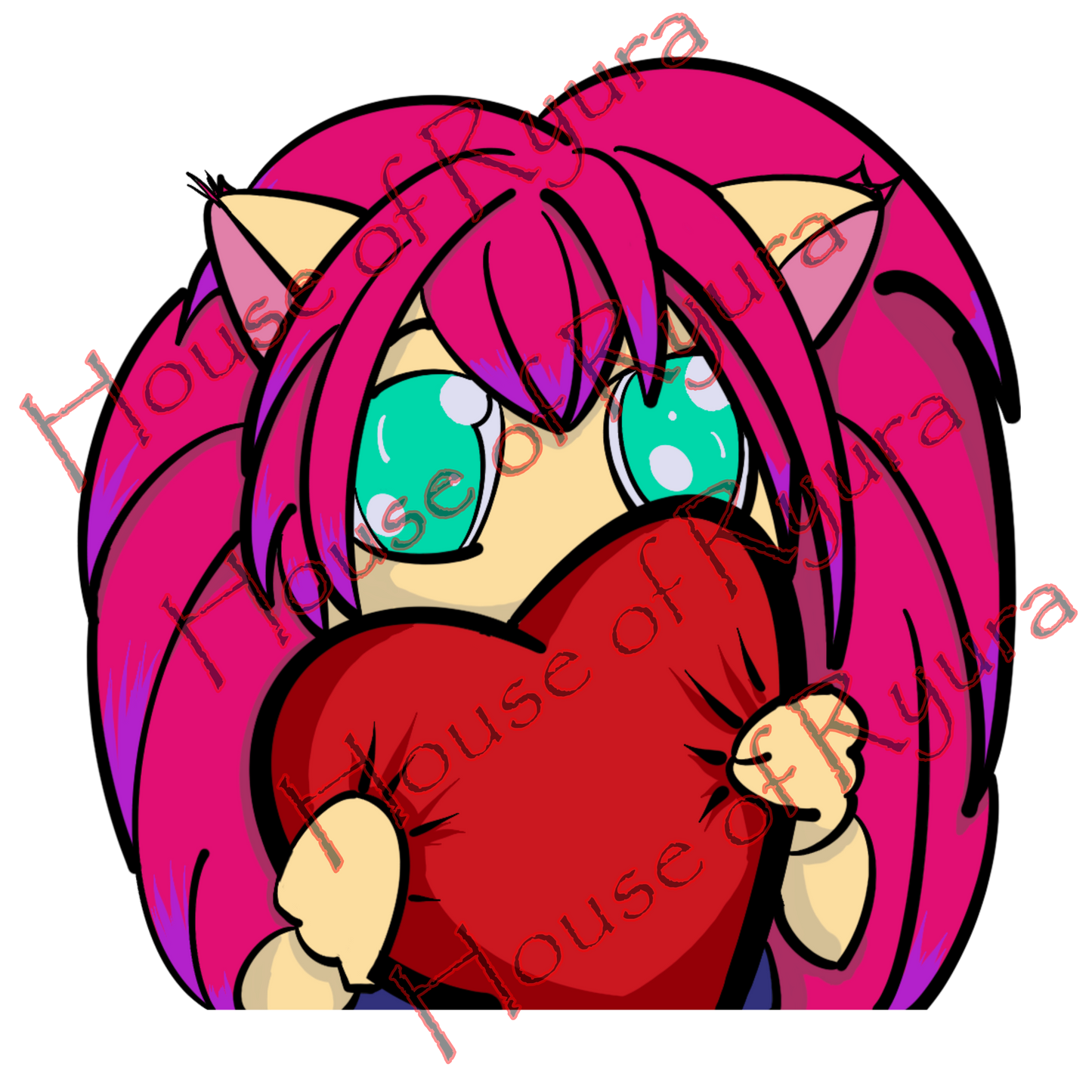 RyuraVerse Sticker: Fenir LOVE (L)