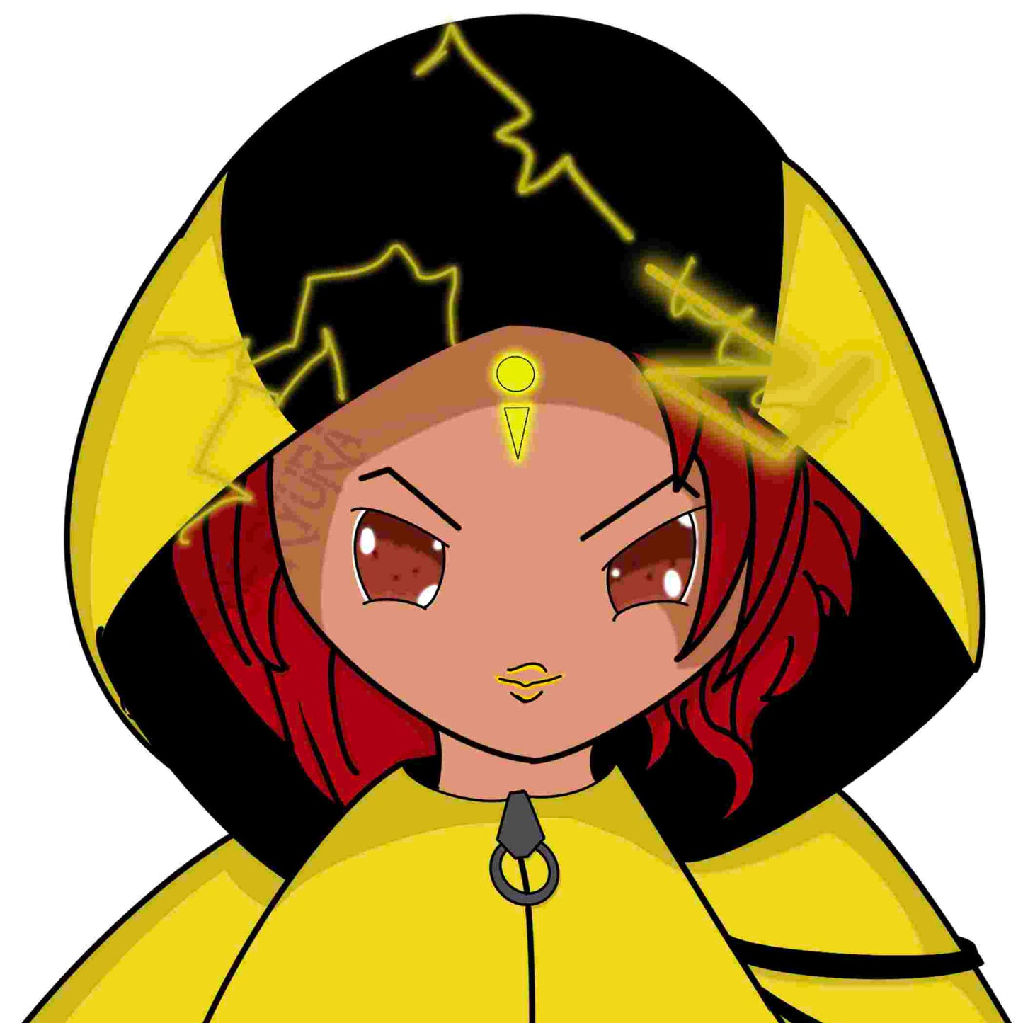 Ryuraverse - Lighting Chibi Psyphor Sticker