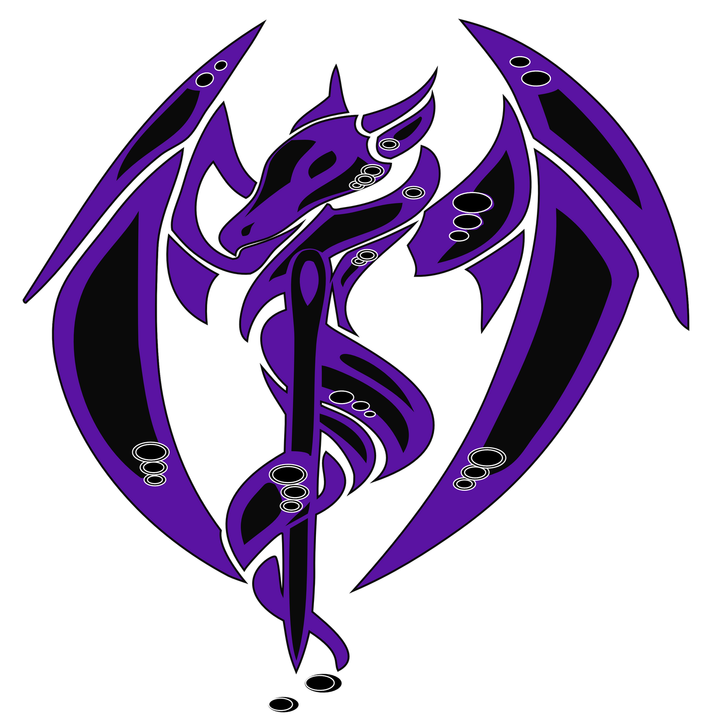 House of Ryura Logo sticker "Darkness"