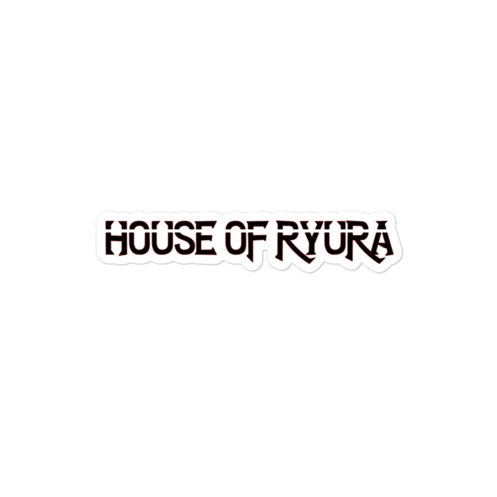 House of Ryura Logo Sticker 2