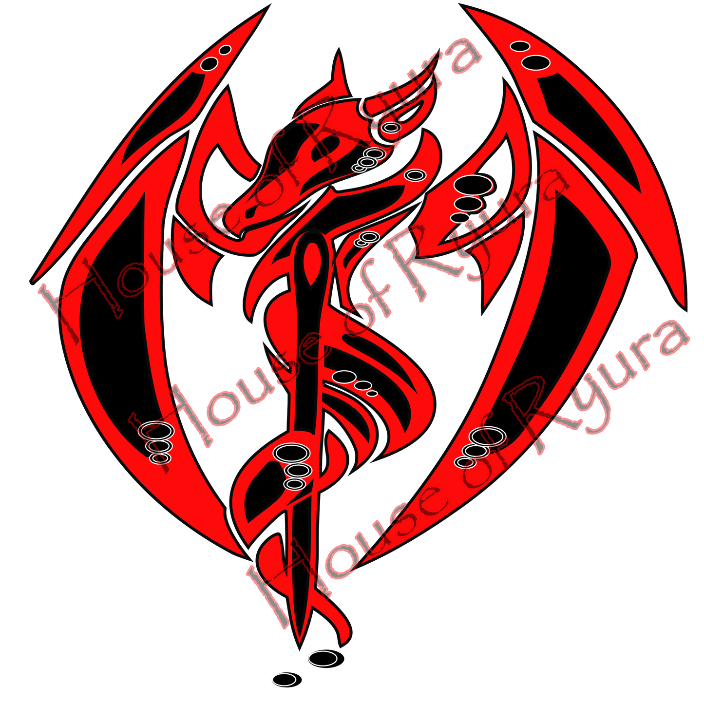 House of Ryura Logo Blood