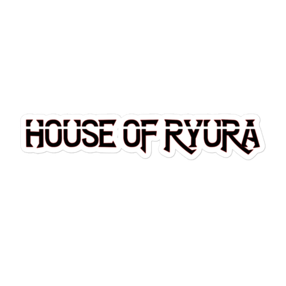 House of Ryura Logo Sticker 2
